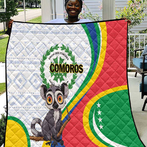 Comoros Quilt 1975 Komori Mongoose Lemur African Pattern