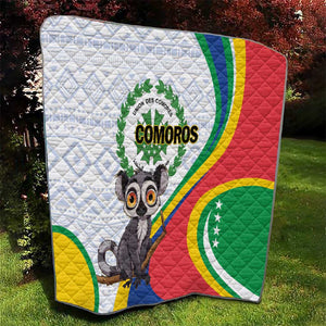 Comoros Quilt 1975 Komori Mongoose Lemur African Pattern