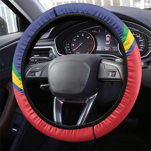 Comoros Steering Wheel Cover 1975 Komori Mongoose Lemur African Pattern