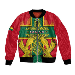 Custom Ghana Bomber Jacket with Cross of Saint George and Tawny Eagles