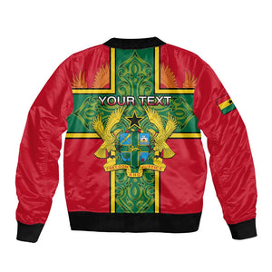 Custom Ghana Bomber Jacket with Cross of Saint George and Tawny Eagles