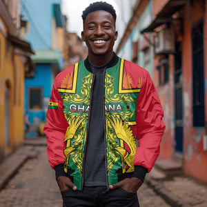 Custom Ghana Bomber Jacket with Cross of Saint George and Tawny Eagles