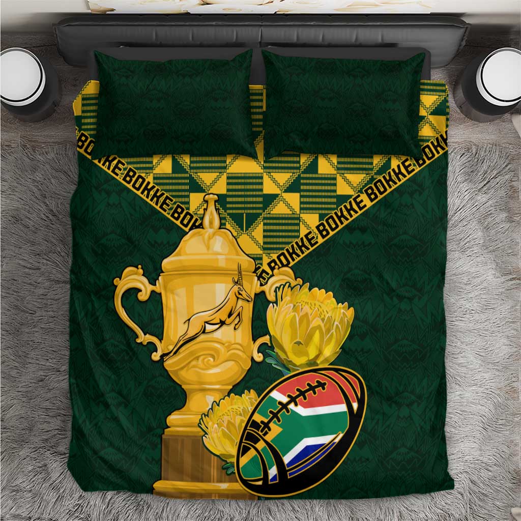 South Africa Rugby Bedding Set - Go Bokke Champion, World Cup