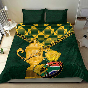 South Africa Rugby Bedding Set - Go Bokke Champion, World Cup