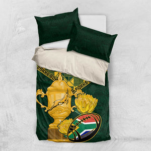 South Africa Rugby Bedding Set - Go Bokke Champion, World Cup