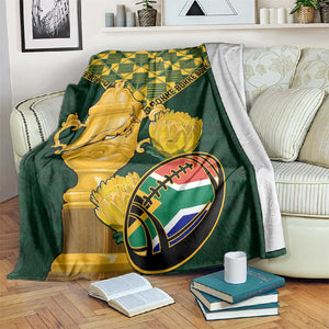 South Africa Rugby Blanket - Go Bokke Champion, World Cup