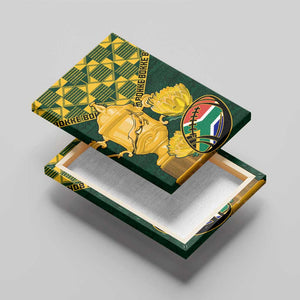 South Africa Rugby Canvas Wall Art - Go Bokke Champion, World Cup