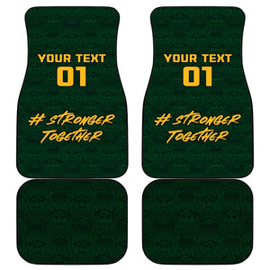 South Africa Rugby Car Mats - Go Bokke Champion, World Cup