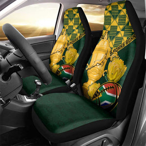 South Africa Rugby Car Seat Cover - Go Bokke Champion, World Cup