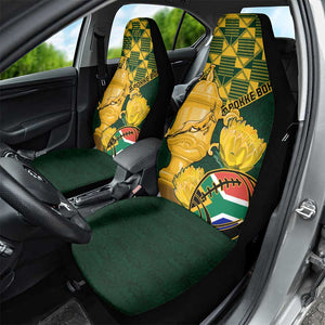 South Africa Rugby Car Seat Cover - Go Bokke Champion, World Cup