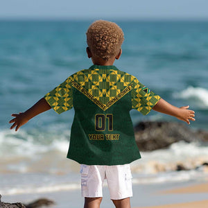 Custom South Africa Rugby Kid Hawaiian Shirt - Go Bokke Champion, World Cup