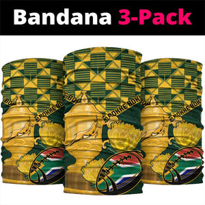 South Africa Rugby Neck Gaiter - Go Bokke Champion, World Cup LT01