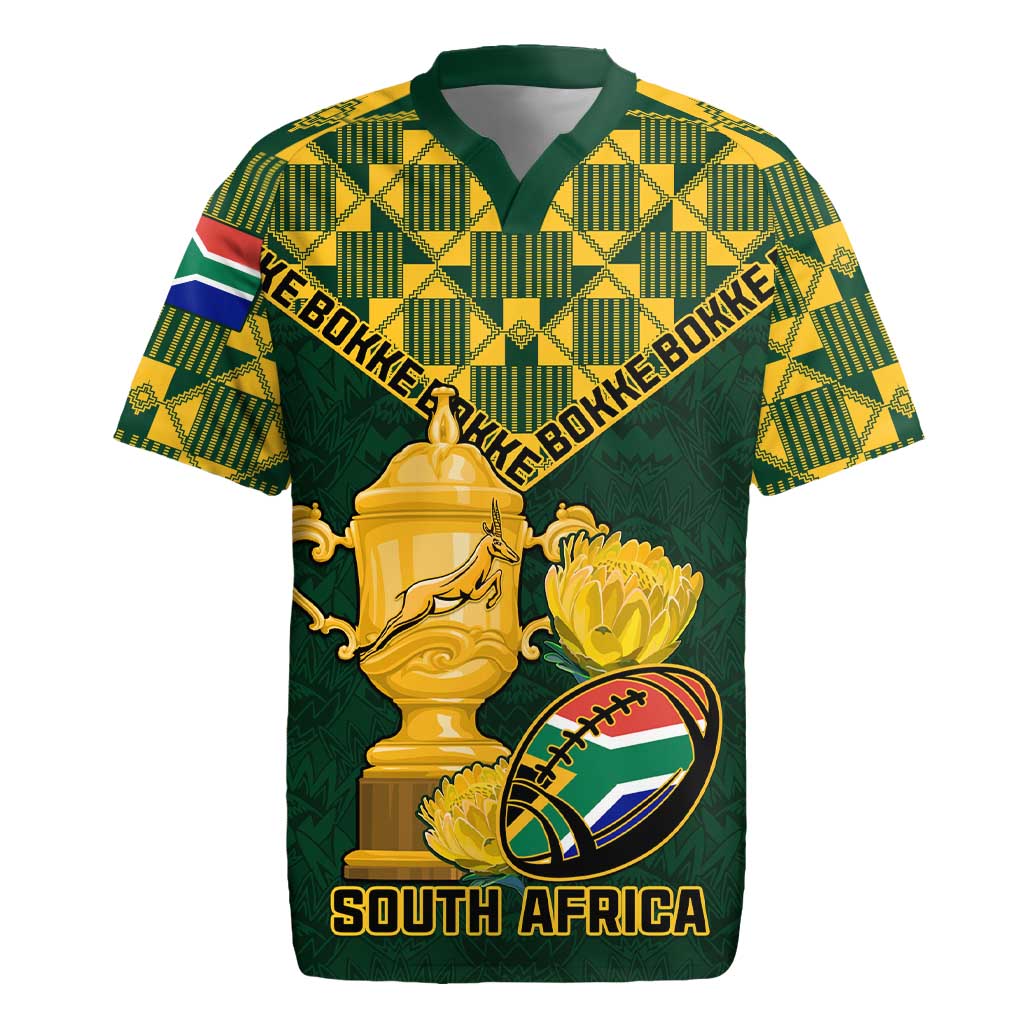 Custom South Africa Rugby Rugby Jersey - Go Bokke Champion, World Cup