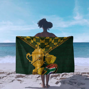 South Africa Rugby Sarong - Go Bokke Champion, World Cup