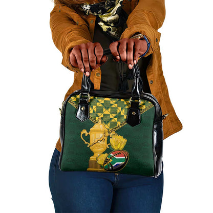South Africa Rugby Shoulder Handbag - Go Bokke Champion, World Cup