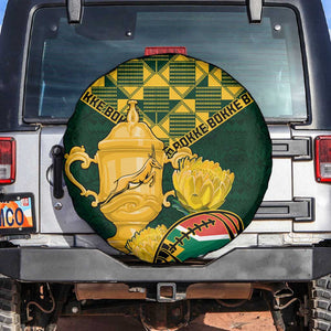 South Africa Rugby Spare Tire Cover - Go Bokke Champion, World Cup