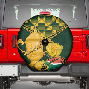 South Africa Rugby Spare Tire Cover - Go Bokke Champion, World Cup