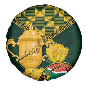 South Africa Rugby Spare Tire Cover - Go Bokke Champion, World Cup