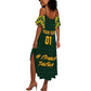 Custom South Africa Rugby Summer Maxi Dress - Go Bokke Champion, World Cup