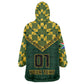 Custom South Africa Rugby Wearable Blanket Hoodie - Go Bokke Champion, World Cup