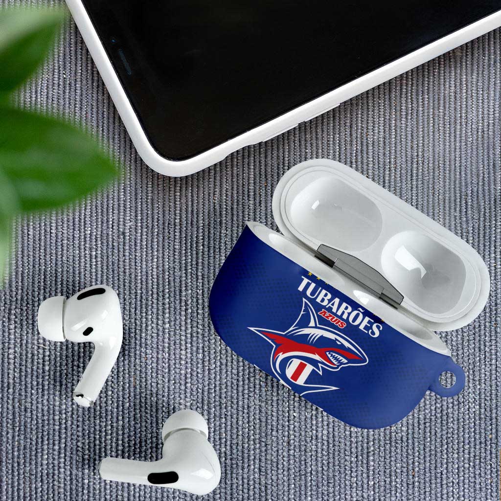Cape Verde 2026 Football AirPods Case Blue Sharks WC Debut
