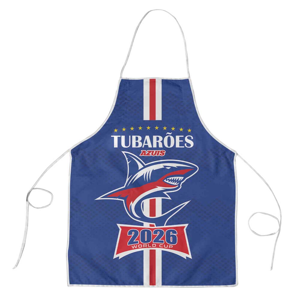 Cape Verde 2026 Football Apron Blue Sharks WC Debut