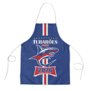 Cape Verde 2026 Football Apron Blue Sharks WC Debut
