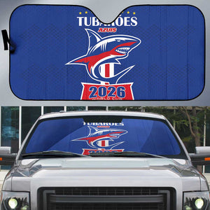 Cape Verde 2026 Football Auto Sun Shade Blue Sharks WC Debut