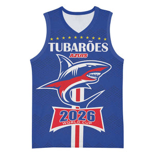 Custom Cape Verde 2026 Football Basketball Jersey Blue Sharks WC Debut LT01