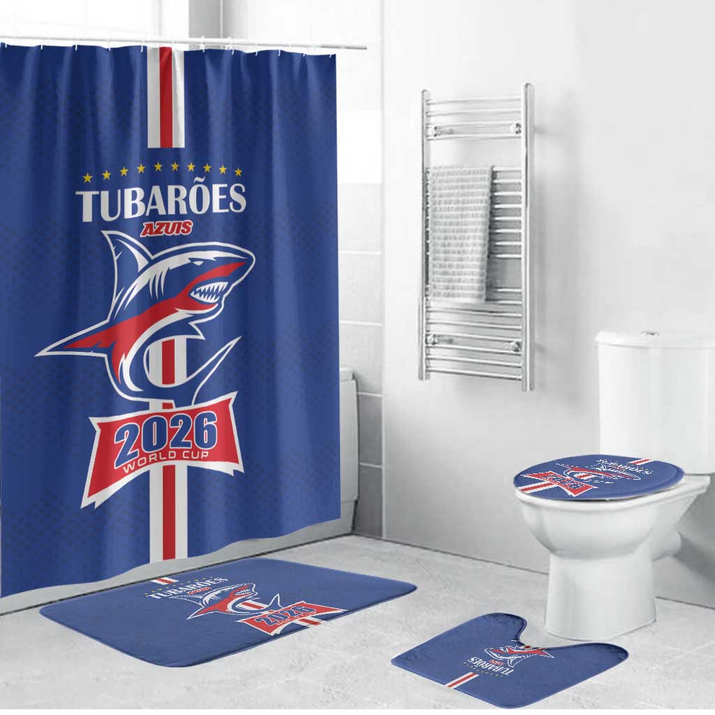 Cape Verde 2026 Football Bathroom Set Blue Sharks WC Debut