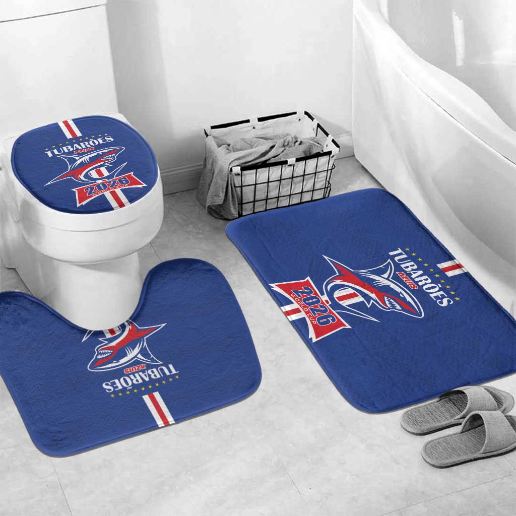 Cape Verde 2026 Football Bathroom Set Blue Sharks WC Debut