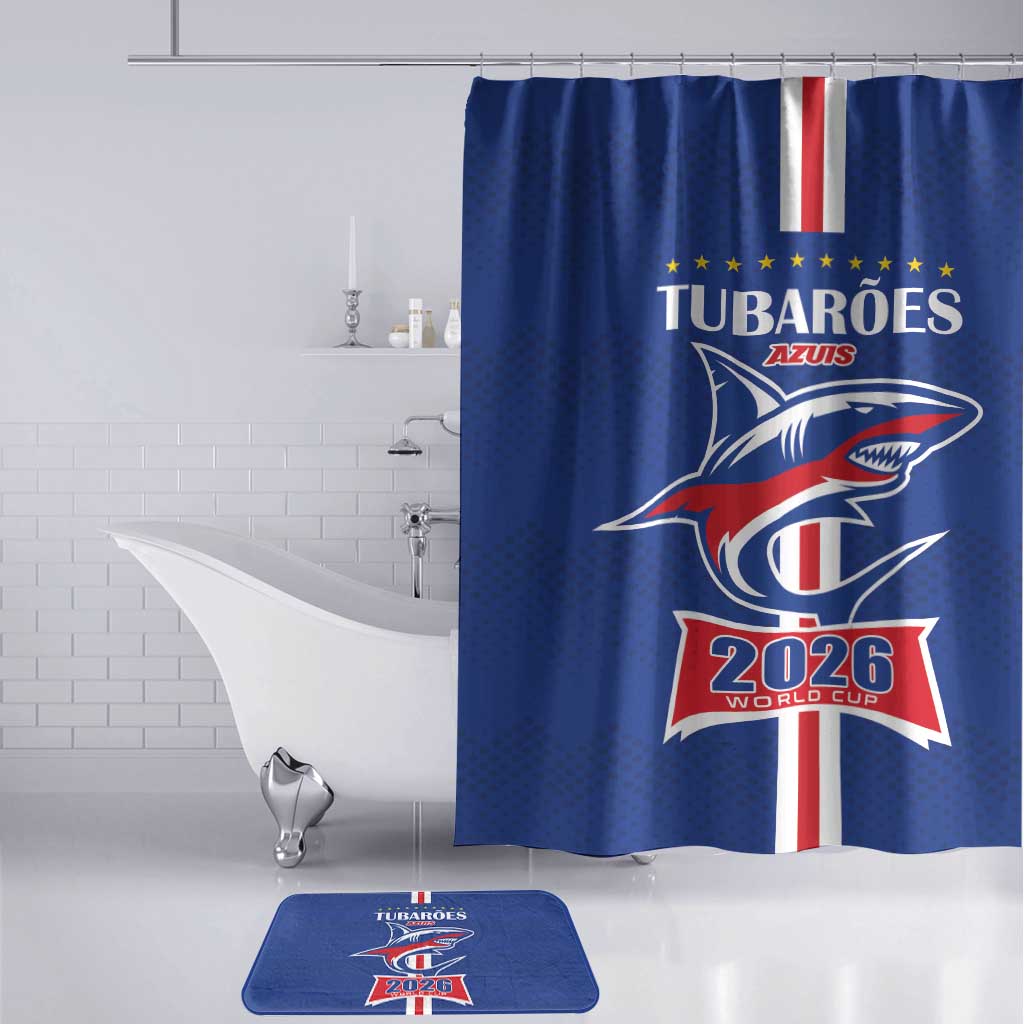 Cape Verde 2026 Football Bathroom Set Blue Sharks WC Debut