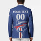 Custom Cape Verde 2026 Football Blazer Blue Sharks WC Debut