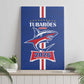 Cape Verde 2026 Football Canvas Wall Art Blue Sharks WC Debut - African Pride