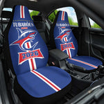 Cape Verde 2026 Football Car Seat Cover Blue Sharks WC Debut - African Pride
