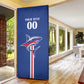 Custom Cape Verde 2026 Football Door Cover Blue Sharks WC Debut