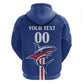 Custom Cape Verde 2026 Football Hoodie Blue Sharks WC Debut - African Pride
