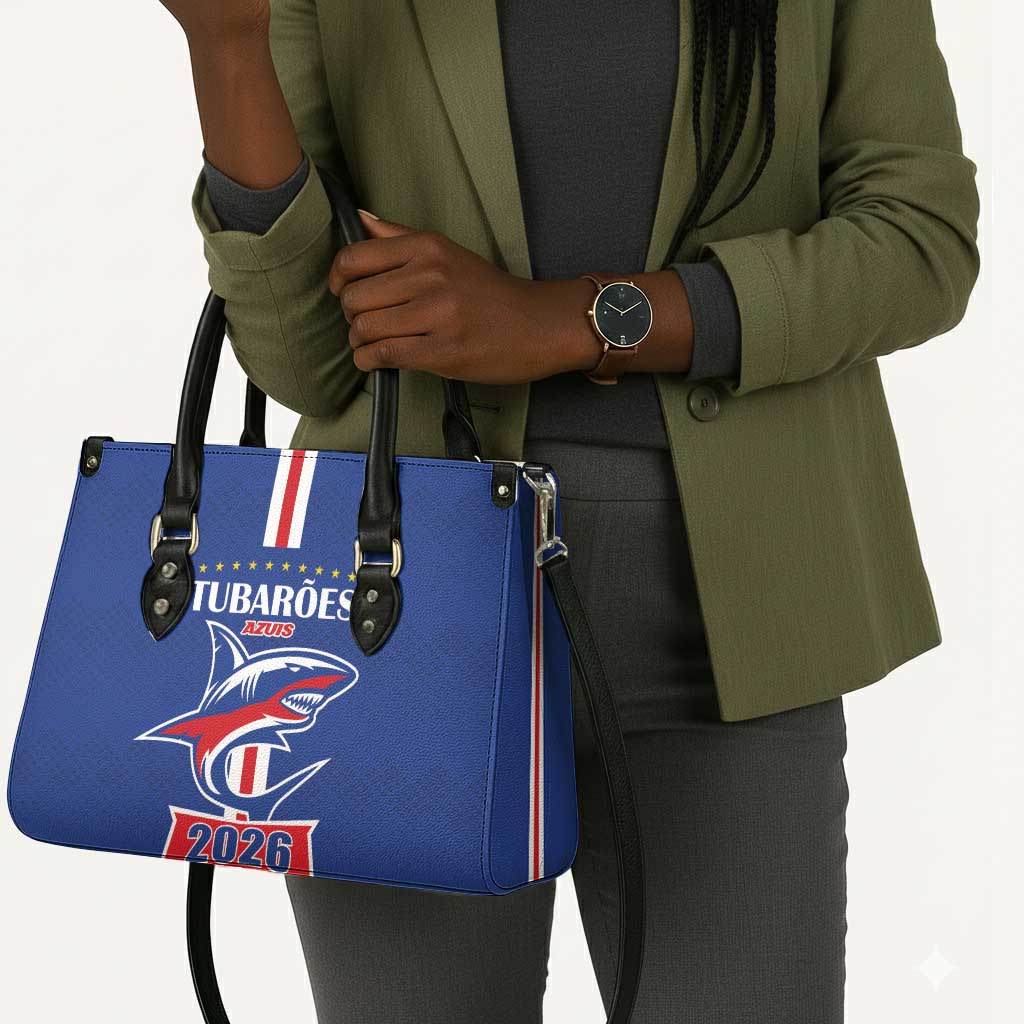 Cape Verde 2026 Football Leather Bag Blue Sharks WC Debut