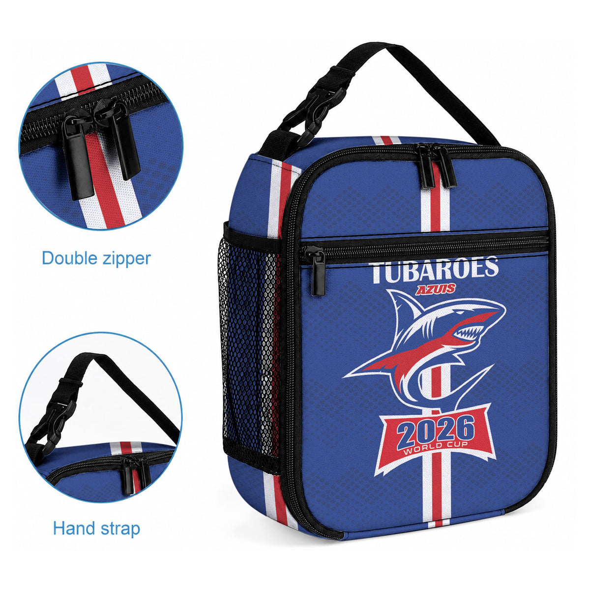 Cape Verde 2026 Football Lunch Bag Blue Sharks WC Debut