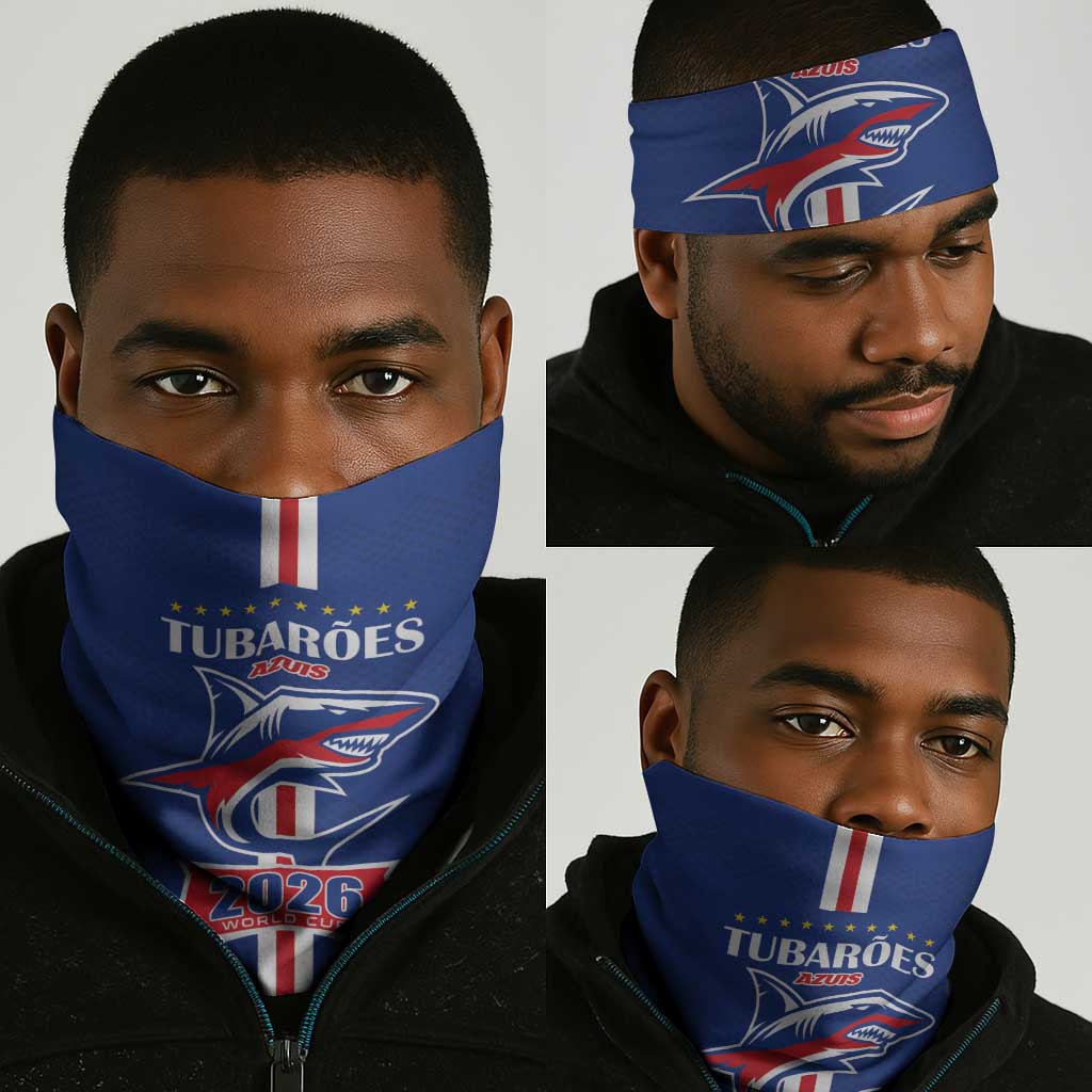 Cape Verde 2026 Football Neck Gaiter Blue Sharks WC Debut - African Pride