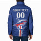 Custom Cape Verde 2026 Football Padded Jacket Blue Sharks WC Debut