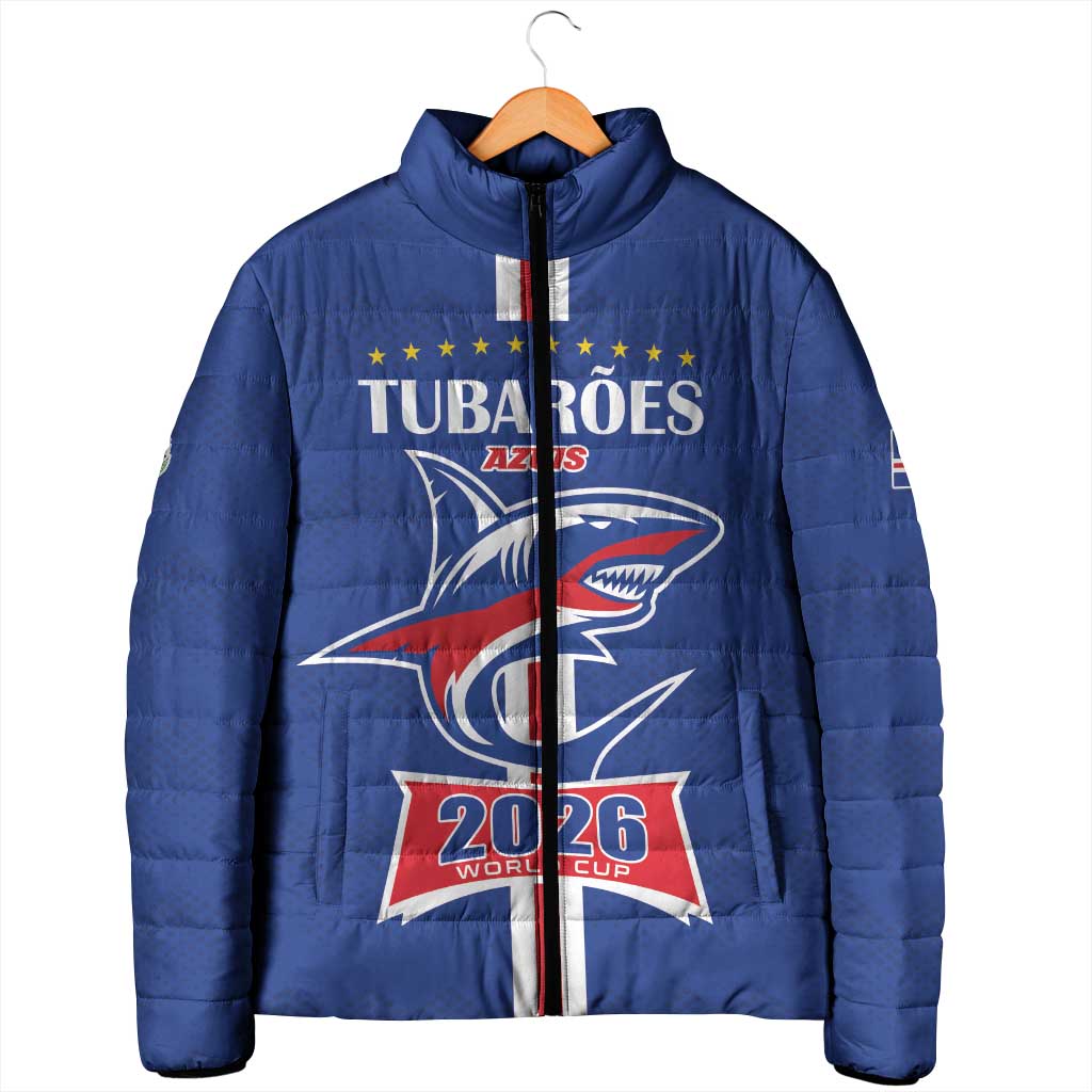 Custom Cape Verde 2026 Football Padded Jacket Blue Sharks WC Debut