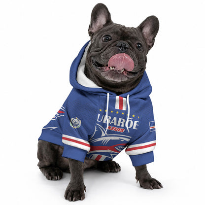 Custom Cape Verde 2026 Football Pet Hoodie Blue Sharks WC Debut
