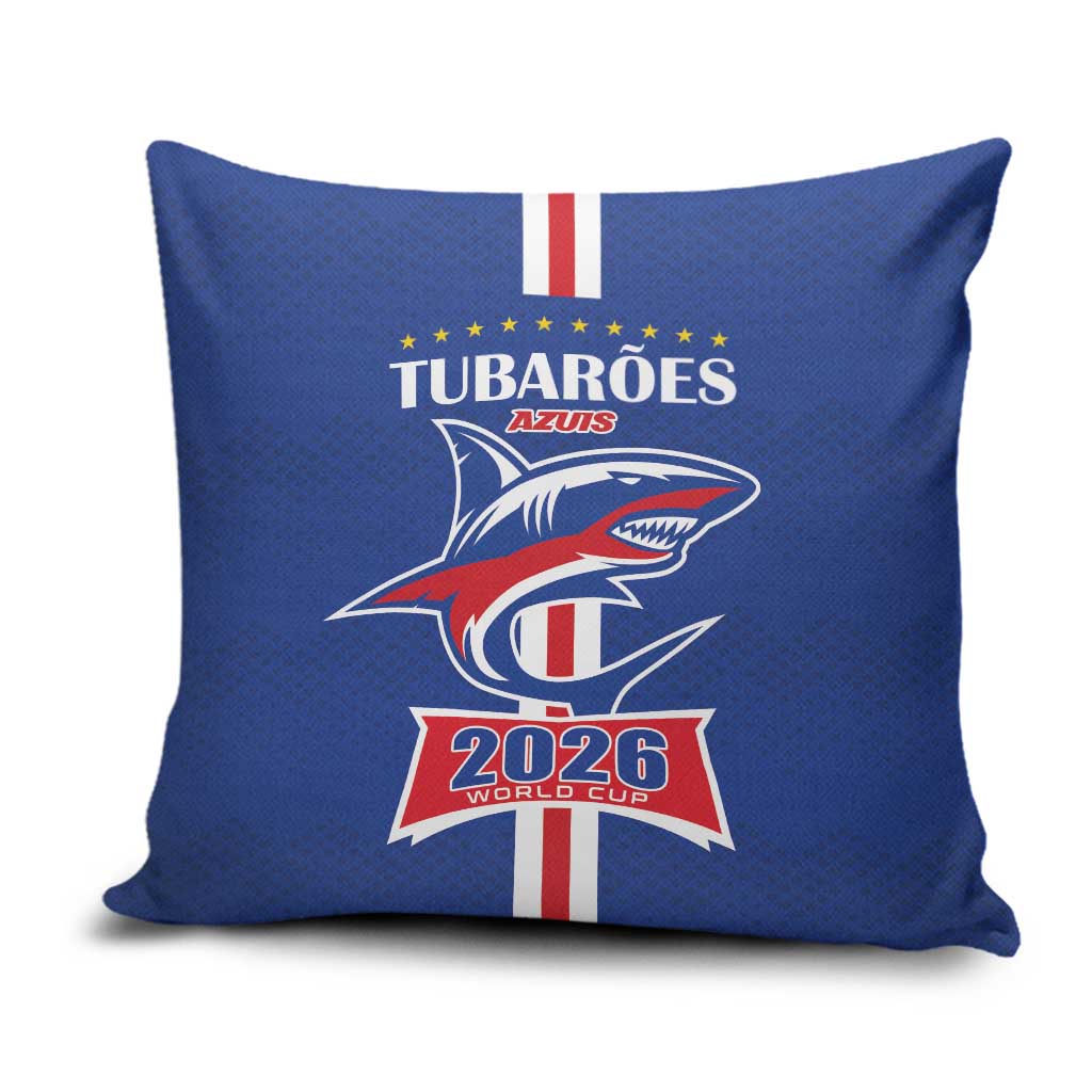 Cape Verde 2026 Football Pillow Cover Blue Sharks WC Debut