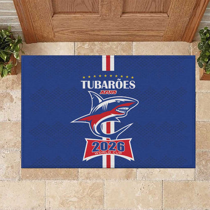Cape Verde 2026 Football Rubber Doormat Blue Sharks WC Debut - African Pride