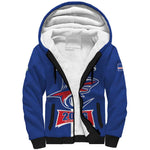 Custom Cape Verde 2026 Football Sherpa Hoodie Blue Sharks WC Debut - African Pride