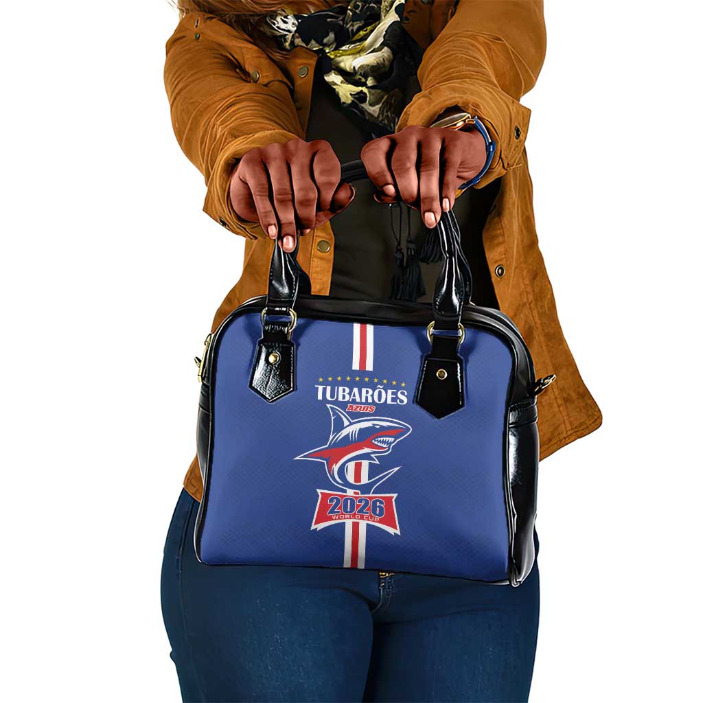 Cape Verde 2026 Football Shoulder Handbag Blue Sharks WC Debut - African Pride