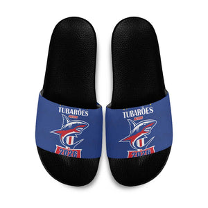 Cape Verde 2026 Football Slide Sandals Blue Sharks WC Debut