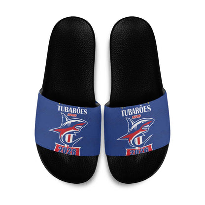 Cape Verde 2026 Football Slide Sandals Blue Sharks WC Debut