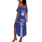 Custom Cape Verde 2026 Football Summer Maxi Dress Blue Sharks WC Debut - African Pride